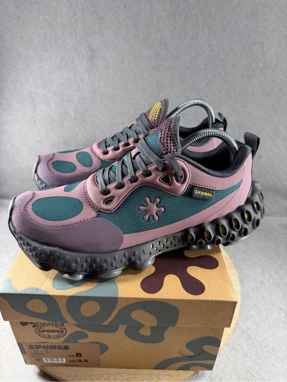 SPUNGE Osmosis Salehe Bembury Slaw Purple Green Yellow VSP25001 Size US M8